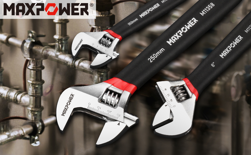 verstellbarer Schraubenschlüssel 250mm verstellbarer Schraubenschlüssel mit breiter Backe  