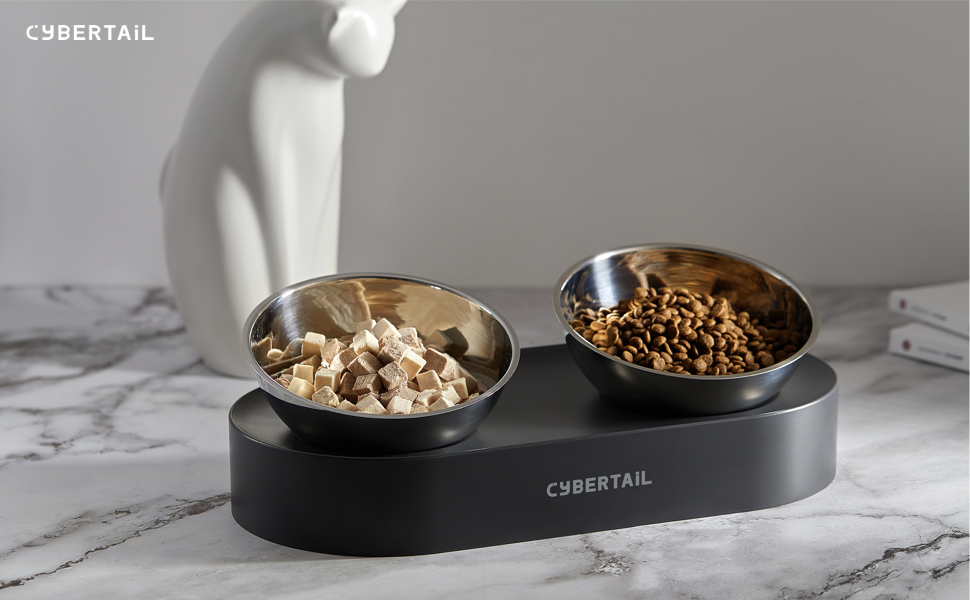 Chat et chien Bol antidérapant Chat et chien Grand bol Distributeur pour chat et chien Machine à nou