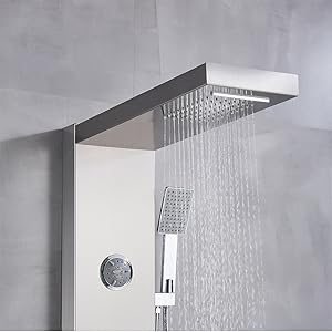 waterfall shower panel