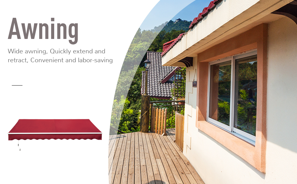 Outsunny 4x2.5m Manual Awning Window Door Sun Weather Shade W/ Handle Red -Outdoor Furniture Store AAHKMJXYDAFdJAOAIMEbOAchlkWZ0oakZn uVZ0mPidMNbILvCvspZ4oG3fPgIqc1P05C5SmPDKg0UZdk7akth5ArW 1z sGAhC5ViAz8 MK5V94MDYsYIeV15usb3lRooLCZ7Sbki5KUJ5fvTs2 qh67crFEOpGbgrKyNK8WR3ZXfTU2a1F48uP2de hyHlL8U=