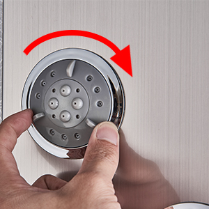 shower tower with jets