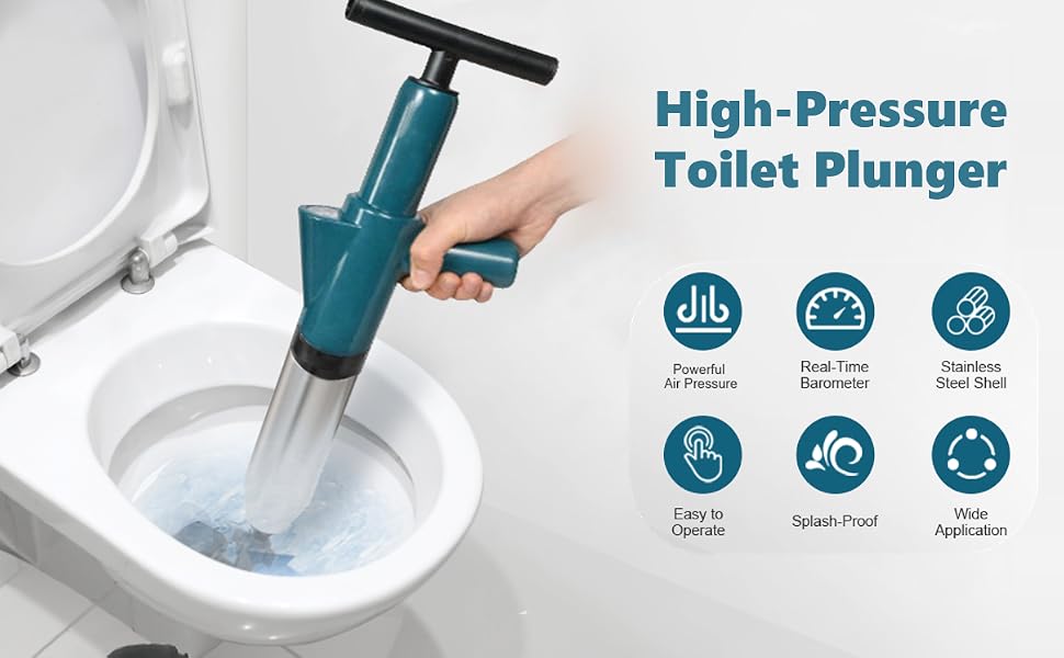 air pressure drain unblocker