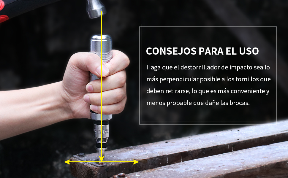 destornillador impacto