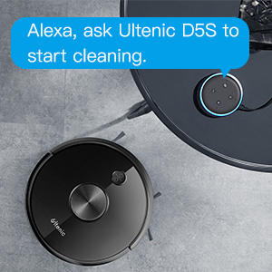 robot vacuum Compatible with Google Home & Alexa