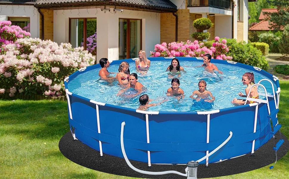Intex Telo di copertura rotondo per piscina Easy Set (Diametro: 396 cm