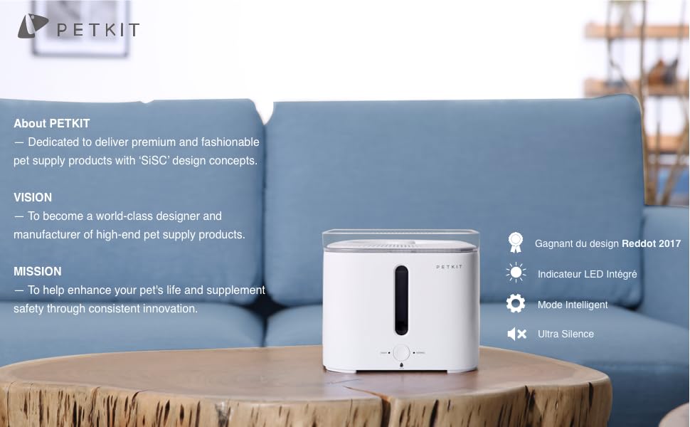 fontaine pour animaux de compagnie distributeur d'eau pour chien distributeur