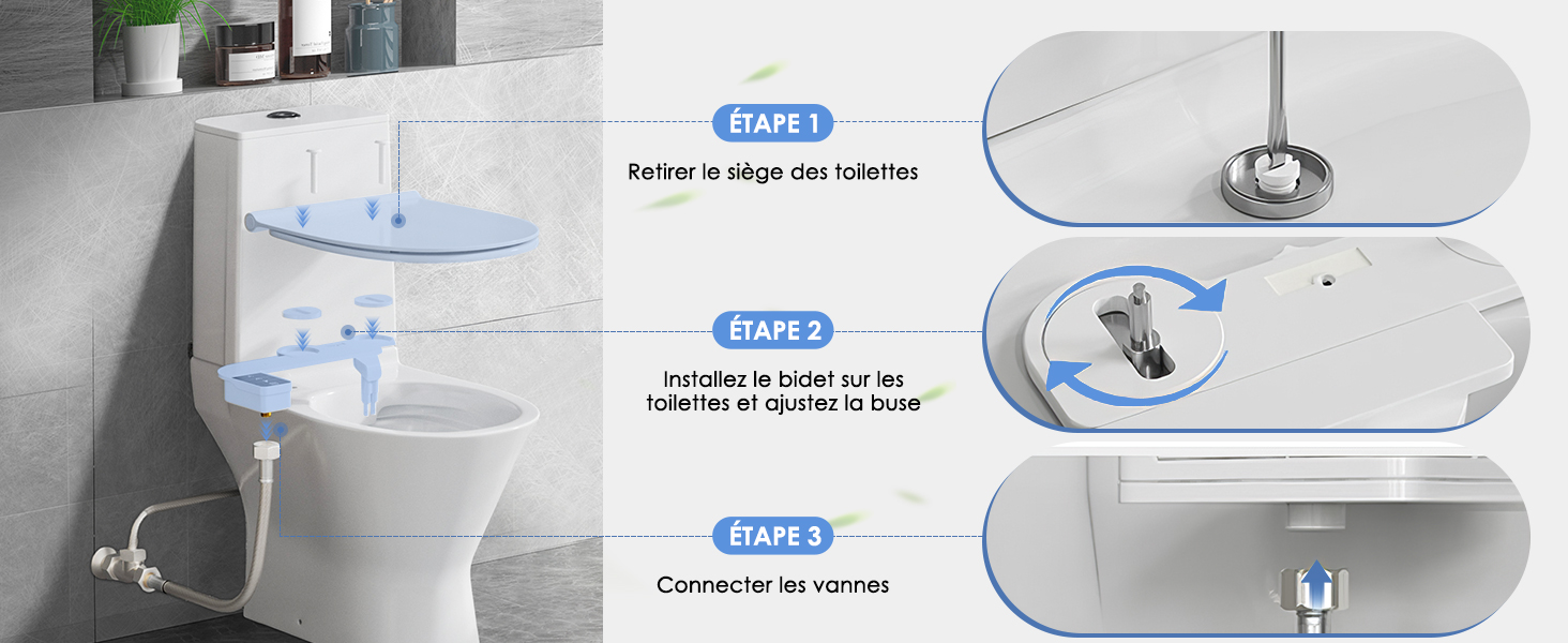 pulverisateur bidet à main