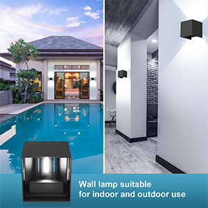 aplique de pared para exterior