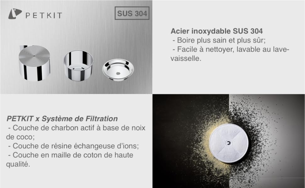 fontaine eau chat Distributeur d'eau pour Chat Fontaine à Eau pour Chat Chien