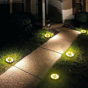 Luces solares para entrada de vehículos