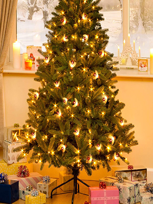 Honigbienen für den Weihnachtsbaum