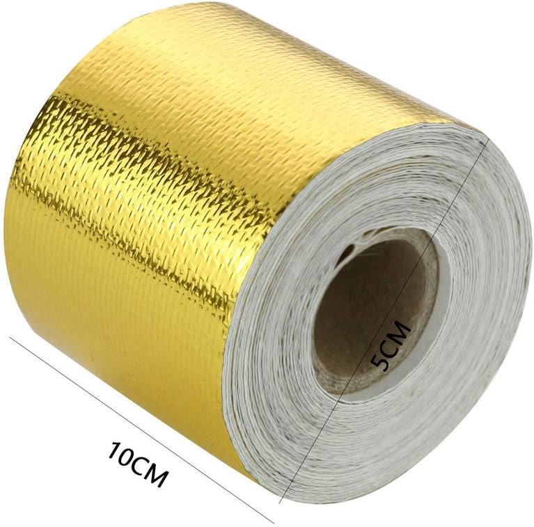 Nastro Termoresistente In Alluminio - 10mm X 50m, Adesivo Alta Temperatura, Per Isolamento E Riparazioni - Foto 5