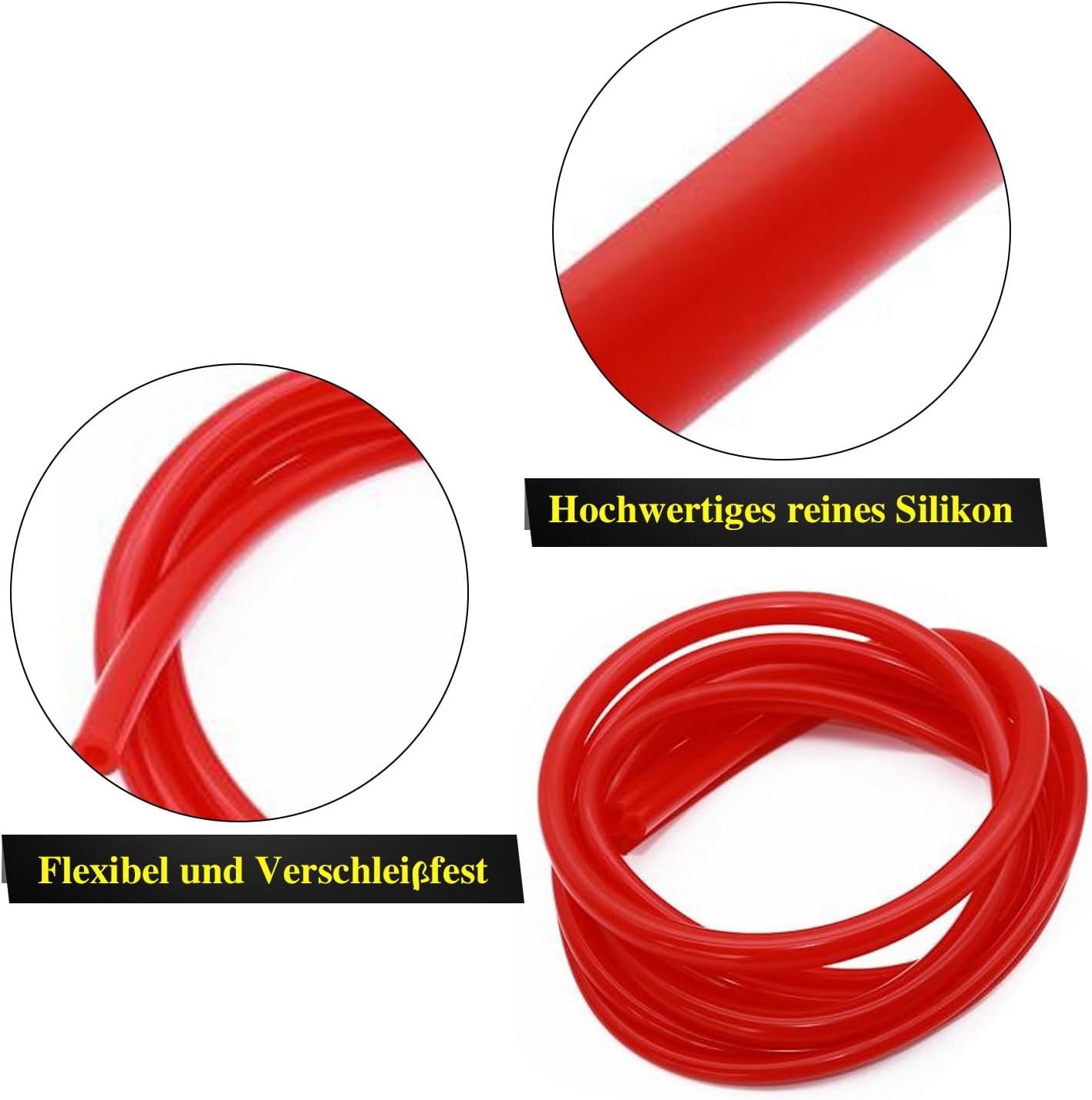 CESFONJER Tubo PVC, Tubo Trasparente, diametro interno 8 mm x diametro