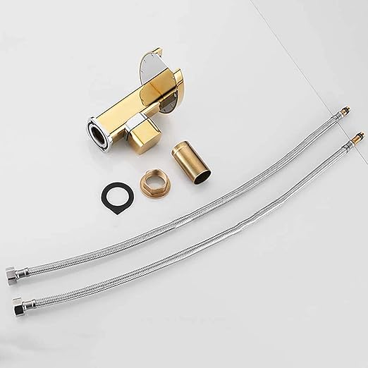 Black waterfall bathroom faucet single-lever mixer