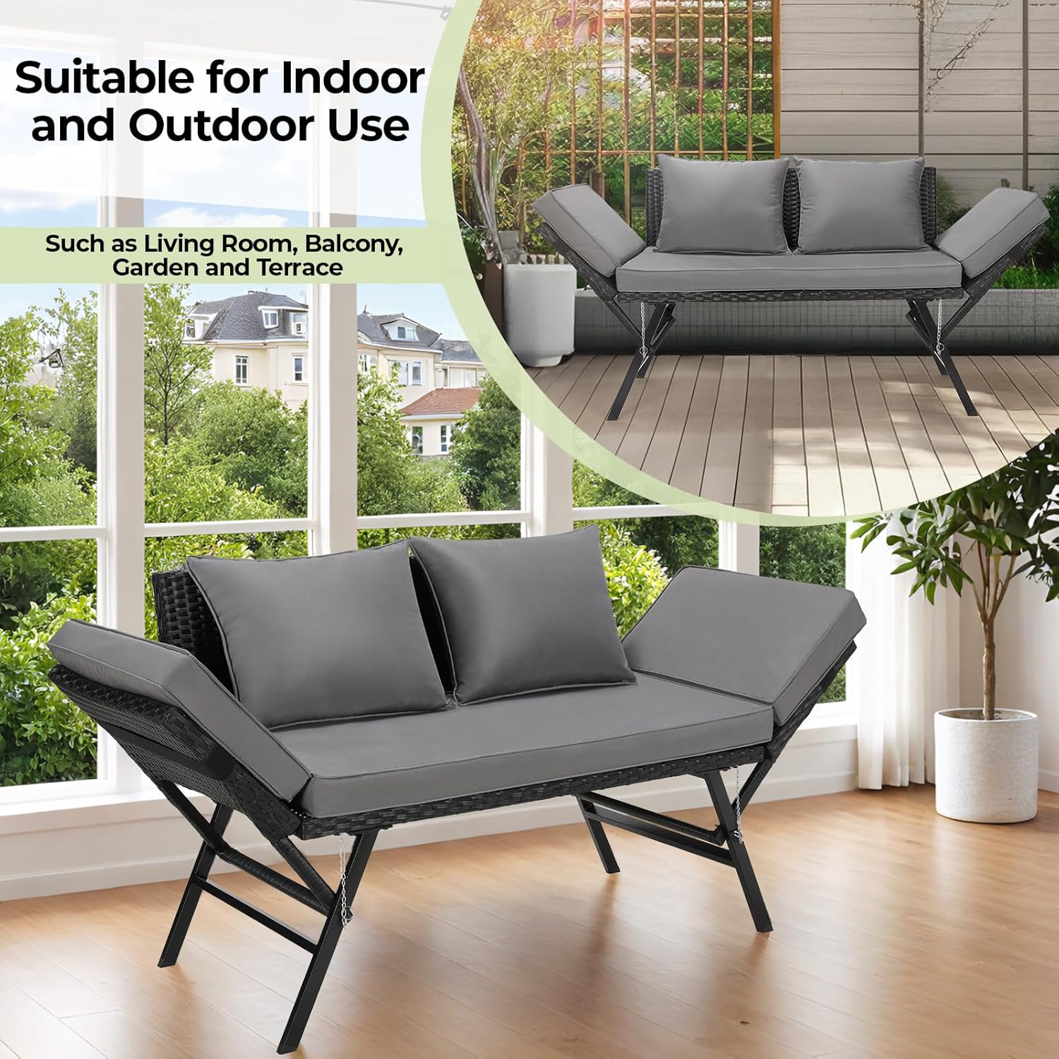 Canapé Jardin Extensible