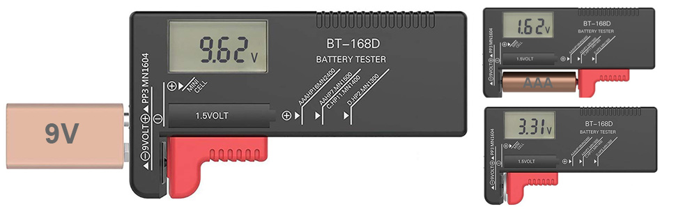 comprobador de baterías