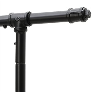 Appendiabiti in Stile Industriale con Rotelle