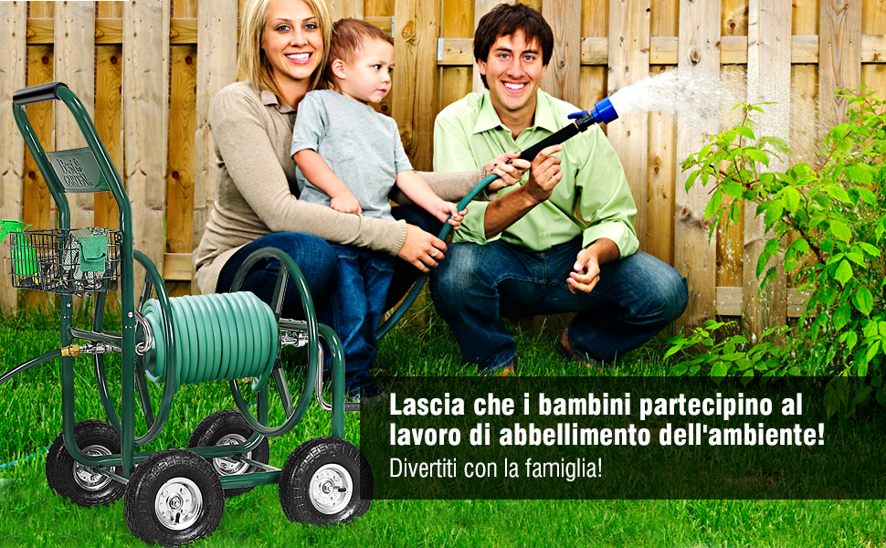 Carrello Avvolgitubo da Giardino