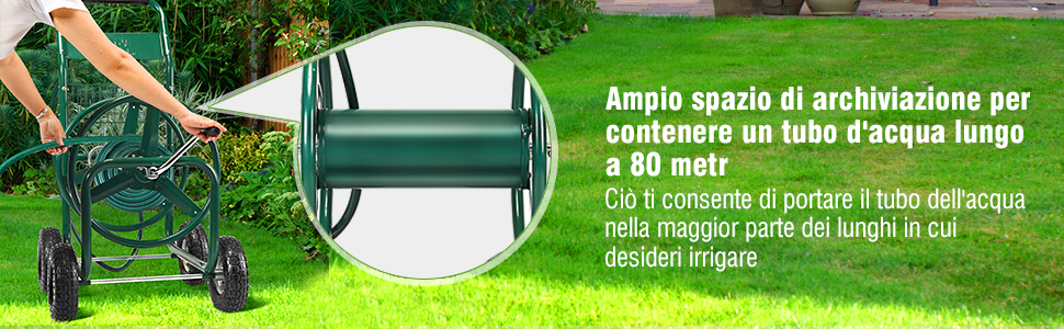 Carrello Avvolgitubo da Giardino