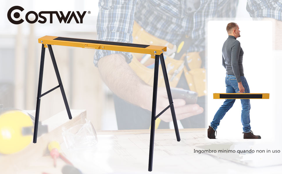 Coppia di Cavalletti di Metallo