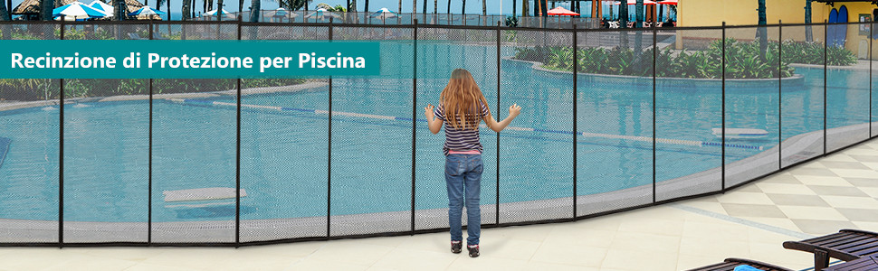 piscina recinzione di sicurezza