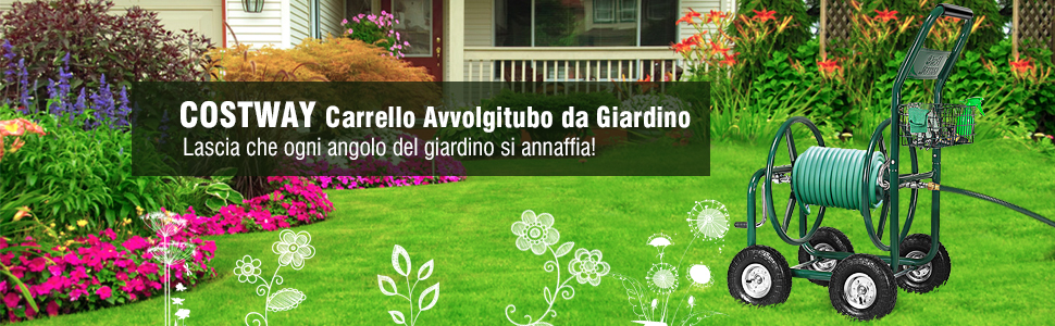 Carrello Avvolgitubo da Giardino