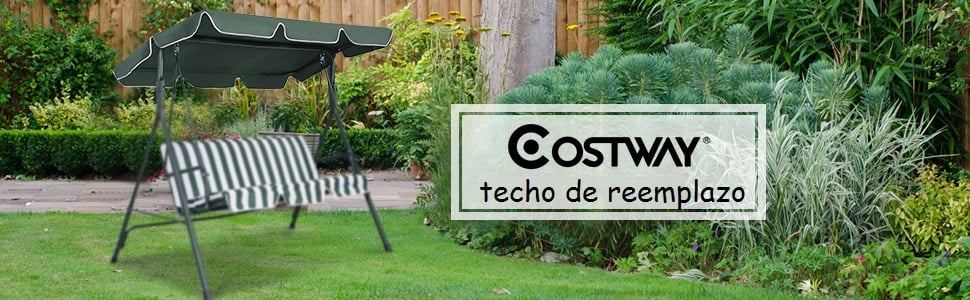 Techo de Repuesto para un Columpio Cubierta de Reemplazo Impermeable