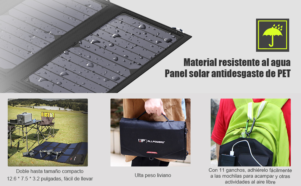 Panel Solar ALLPOWERS