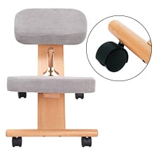 Ergonomic Kneeling Chair Rocking Office Desk Stool Upright Posture - Costway