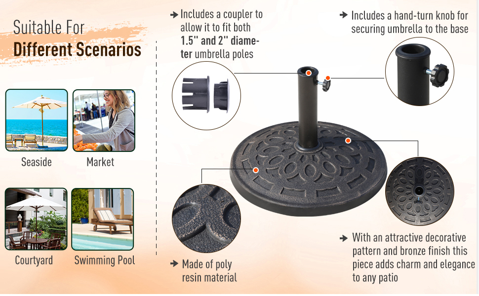 Outsunny 14kg Round Garden Parasol Base Decorative Resin Market Umbrella Stand -Outdoor Furniture Store AAHKMJXYDAFdJAOAIMEbOAchlkWZ0oakZn uVZ0mPidMNbILvCvspZ4oG3fPgIqc1P0E2Ldd2SM5eyc0OVoiwAdSdzDEn6abeuTe1sHh2DnlMPRkoqcaP7VdFCozd 7DME7F9UGBnrrtkGv8qEaeJKKXc qLbyH8imlm5c bXzu8GKo r HhVMVGV0KfZq7WxwN4EYl6pipWCM02UsChfmFRXUcgrsiJBEsbpXvuDUODX6gaJdctkjPsju 0cRSTPRo=