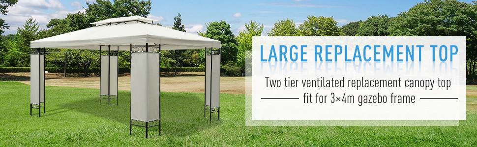 Outsunny 3x4m Gazebo Replacement Roof Canopy 2 Tier Top UV Cover Patio Cream -Outdoor Furniture Store AAHKMJXYDAFdJAOAIMEbOAchlkWZ0oakZn uVZ0mPidMNbILvCvspZ4oG3fPgIqc1P0E2Ldd2SM5eyc0OVoiwAdSdzDEn6abeuTe1sHh2DnlMPRkoqcaP7VdFCozd 7DME7F9UGBnrrtkGv8qEaeJKKXmRcOh5x8MRarKPy 5gLv0 Kr1 njPK9gxDk QeSkMPsE0sJkSw2bqFZtq rbWdtuMctO4KftwJytUf1eUIdtnAPMX56kMLCqcl EAM0Fegk=
