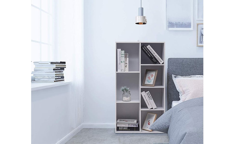 7 cubes display bookcase
