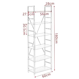 6 tiers shelf