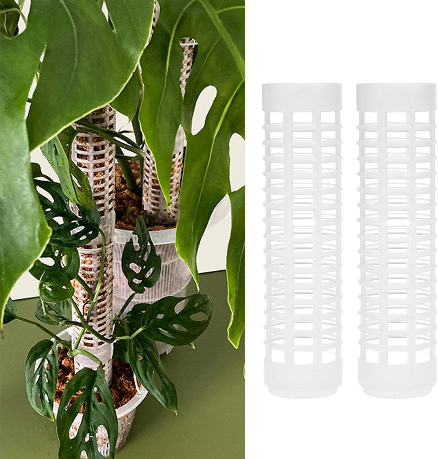 20 Supporti Per Piante Regolabili 30cm – Bastoncini Con Clip E Connettori Per Orchidee, Pomodori E Rose