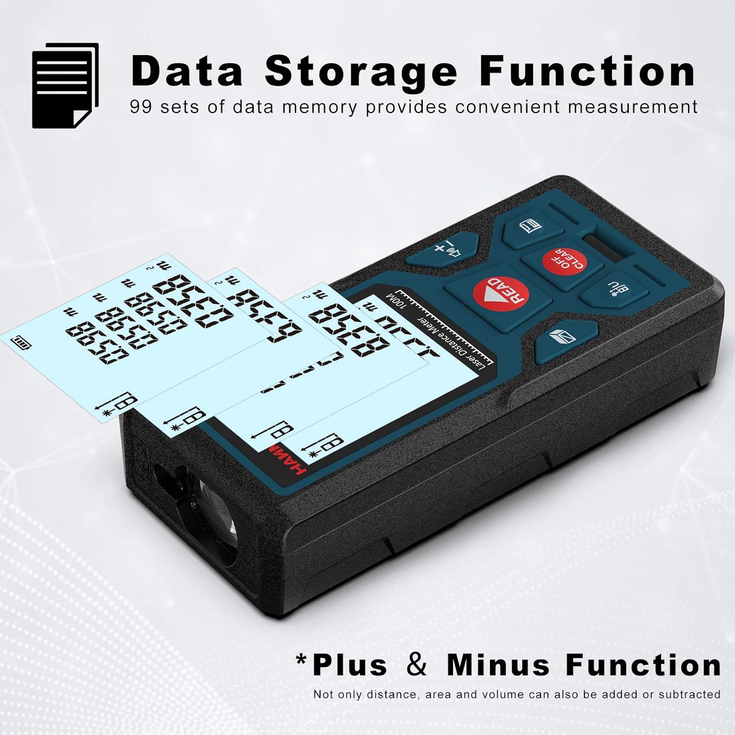 Metro A Nastro Laser Digitale - Strumento Di Misurazione Elettronico
