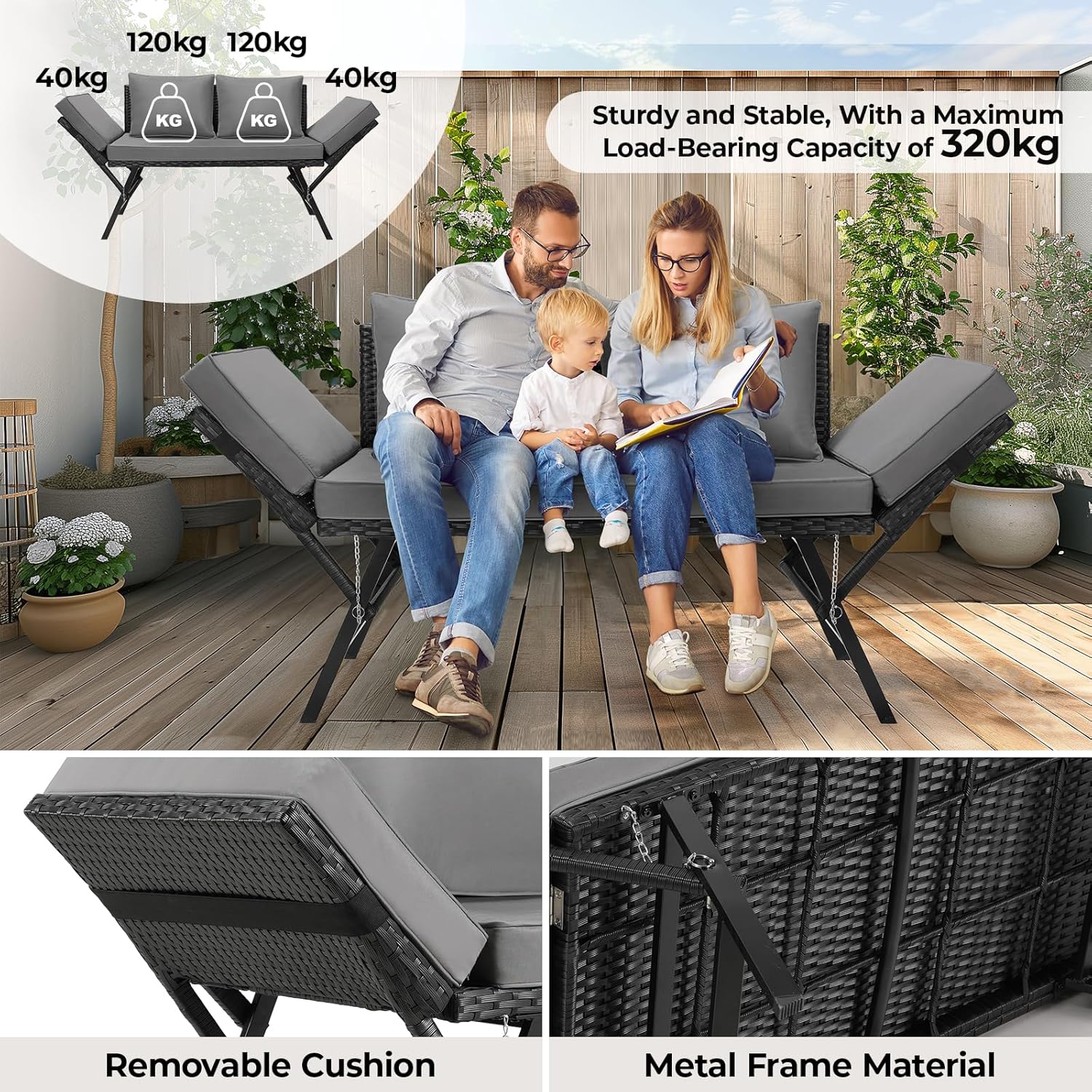 Canapé Jardin Extensible