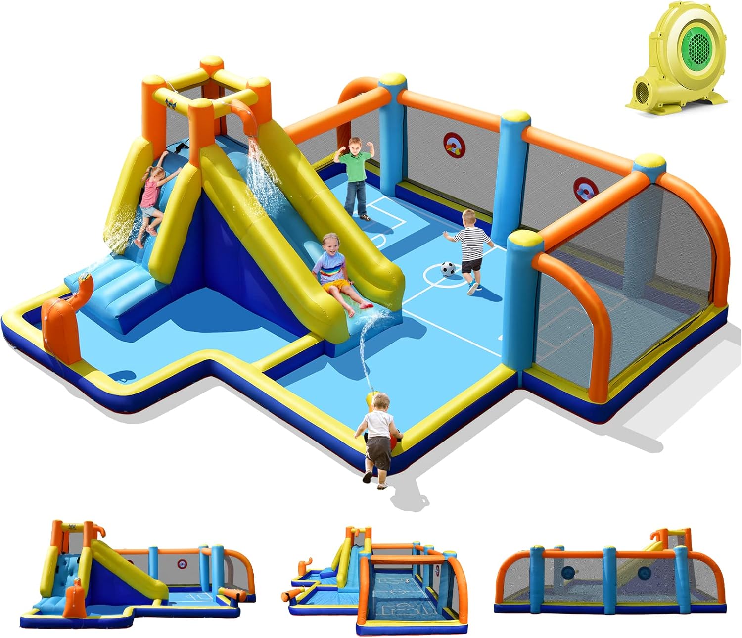 COSTWAY Château Gonflable Aquatique 6 En 1 Enfant 3 Ans+ Pisine Toboggan Escalade Football Basket-ball Jet D'Eau 526 X 373 X 203 Cm Sans Gonfleur -Pas Cher Clair Jardin Magasin AAHKMJXYDAFdJAOAIMEbOAchlkWZ0oakZn uVZ0mPidMNbILvCvspZ4oG3fPgIqc1P0JG ZvqcEw fp4QbPlSpEQhXiogJ pE CZmS56V3wqFQ==