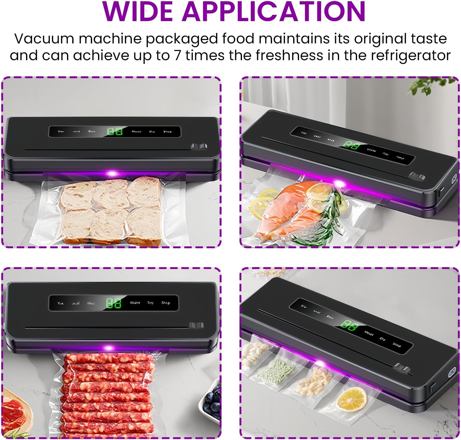 macchina sottovuoto alimenti, 2 in 1 Macchina