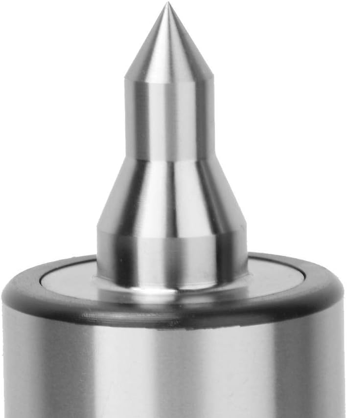 Pointe Tournante (centre Vivant) Robuste MT2, 60° - Pour Tours, Haute Précision, Acier Trempé