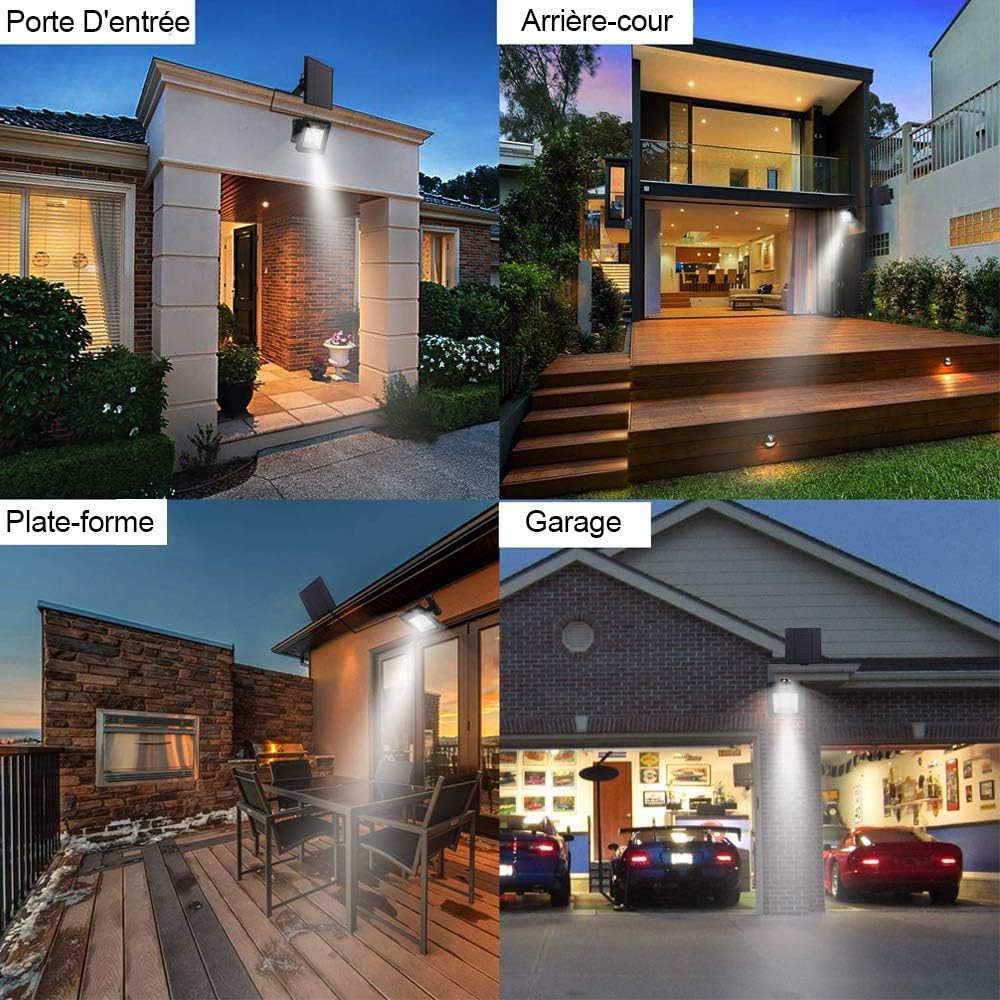 Lampes Solaires , Lampe Solaire D'extérieur Avec Détecteur De Mouvement, étanchéité, Angle D'éclairage Largeur , Applique Murale Solaire Pour Jardin -OSRAM || EUROPALAMP Soldes Boutique