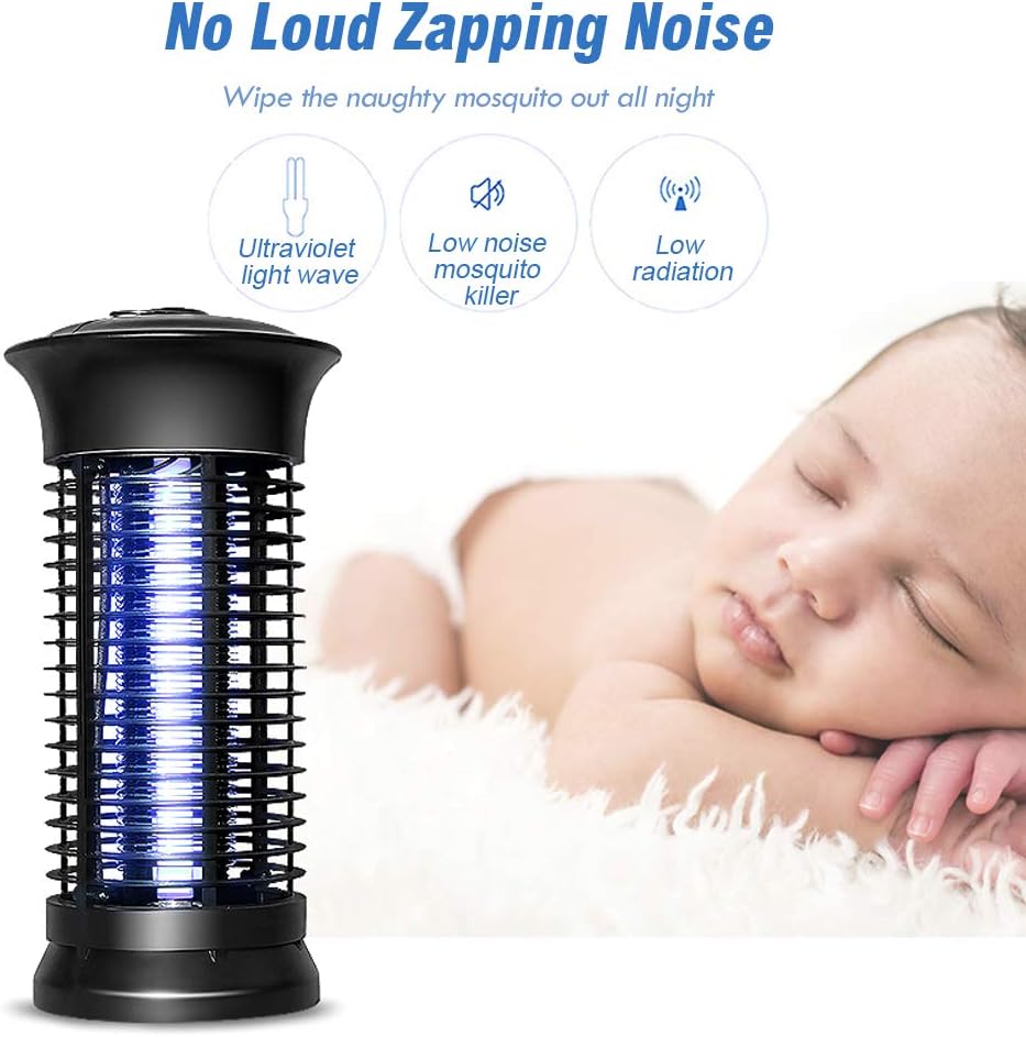 Lampe Anti-moustiques, Puissant Piège électronique à Insectes Anti-insectes Puissant Piège à Mouches Anti-insectes Avec Crochet Moustique Zappers Fly Gnat Zappers Pour L'intérieur -EUROPALAMP Soldes Magasin