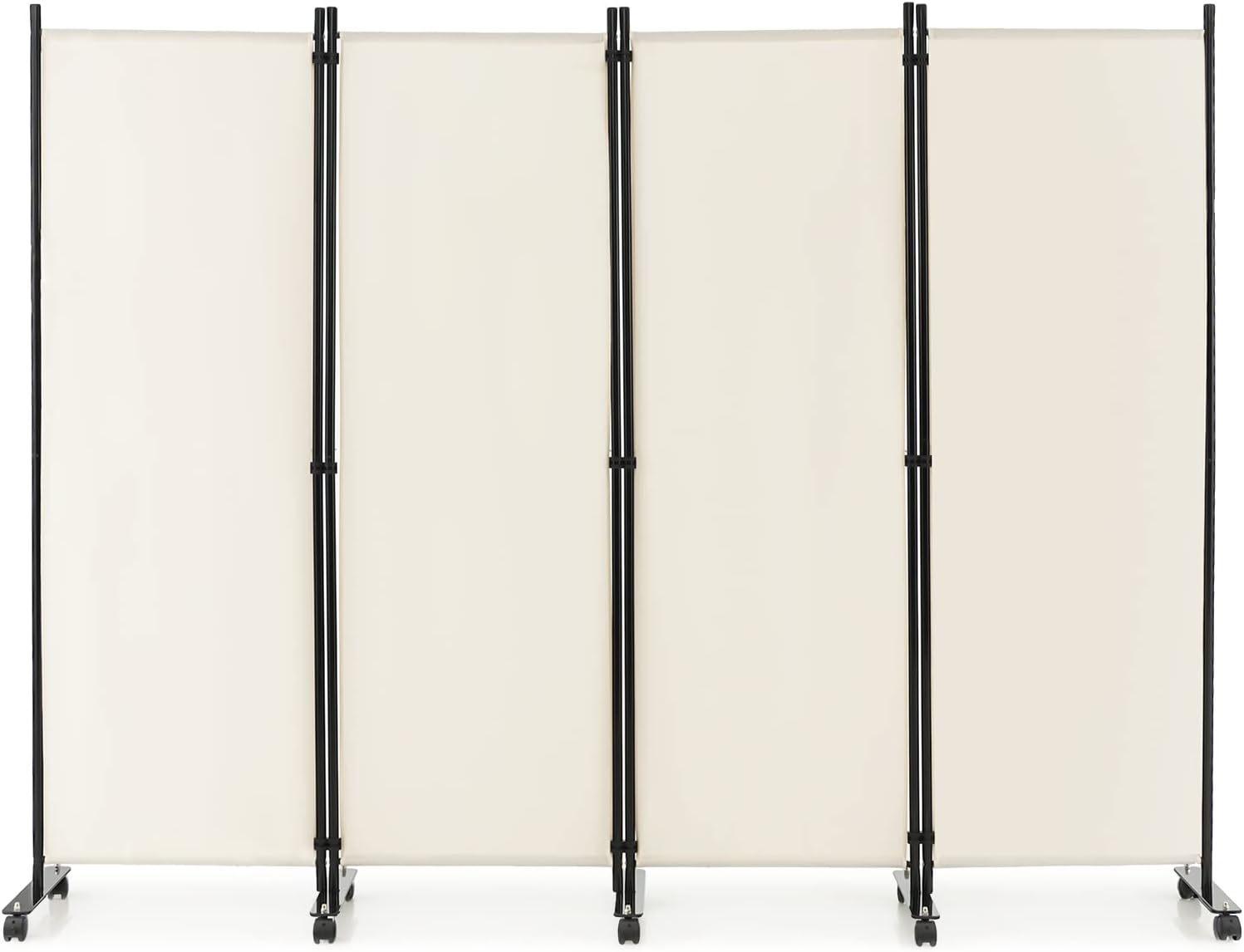 COSTWAY Separè Divisorio In Acciaio Poliestere, Paravento Da Interno Singolo Con Piedini Stabili, Pannelli Divisori Per Interni Per Ufficio E Casa, 180 X 186cm (Bianco) -Armonia Decor AAHKMJXYDAFdJAOAIMEbOAchlkWZ0oakZn uVZ0mPidMNbILvCvspZ4oG3fPgIqc1P0hSvM2l7Xn1YnzSA67G0Kjna7WLhRfNorFP1HwLgjPYA==