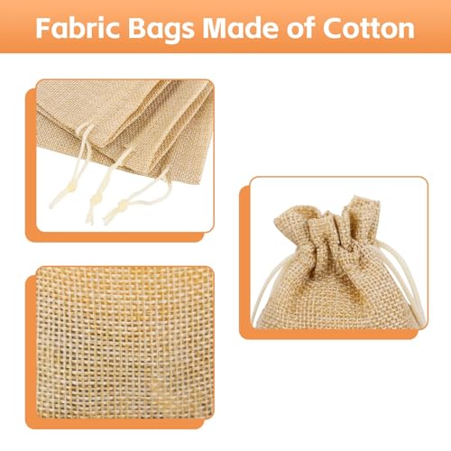 SXUUXB 20 PCS 9x12cm Lino con Coulisse Sacchetti Regalo, Sacchetti di