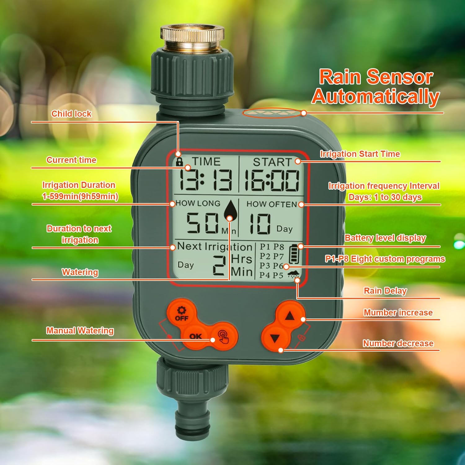 Timer per irrigazione