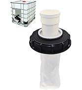 180°Couvercle de Réservoir IBC avec Filtre en Nylon Lavable pour Réservoir d'eau de Pluie IBC 100...