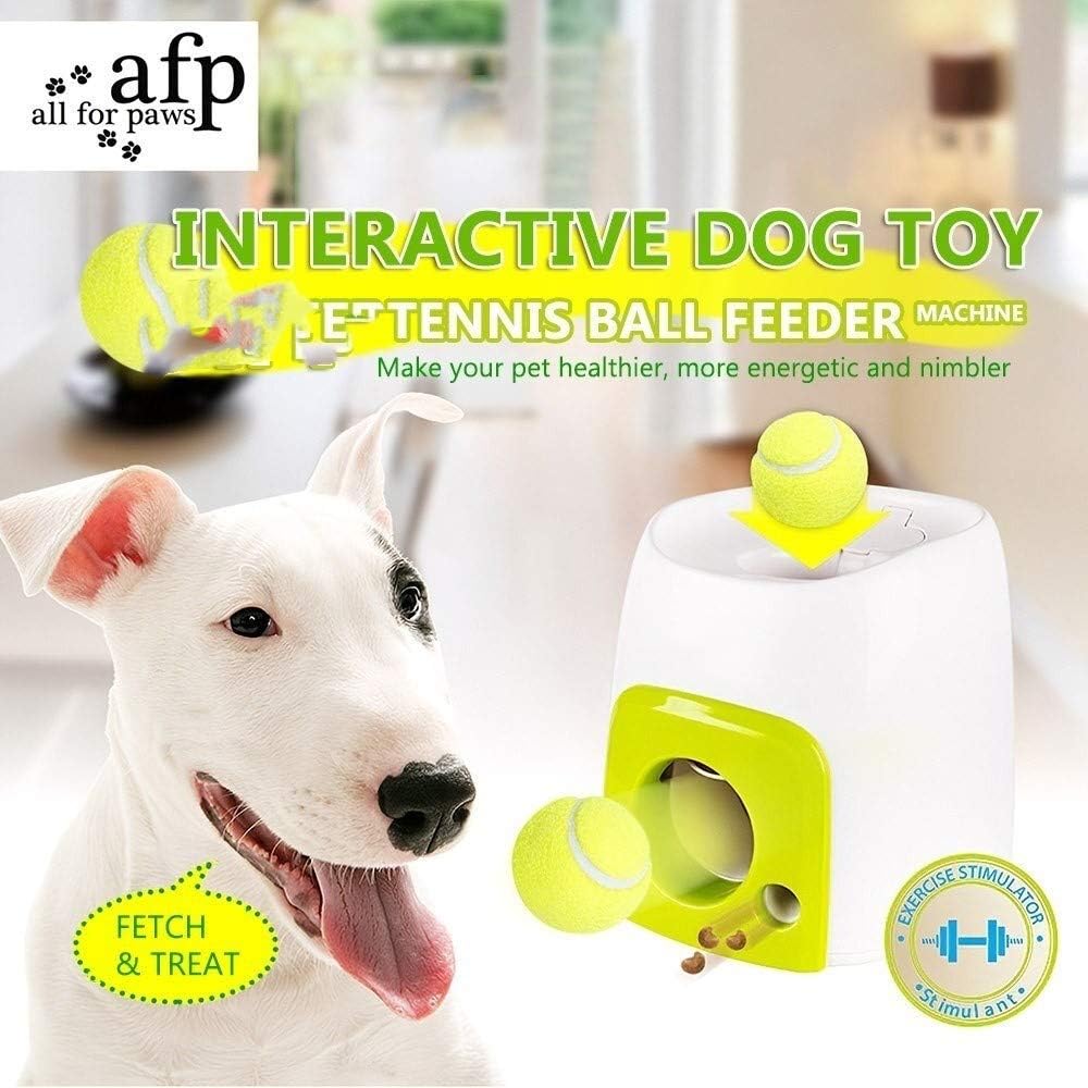 Lanceur De Balle Automatique Pour Chien - Jouet Intelligent Avec 6 Balles