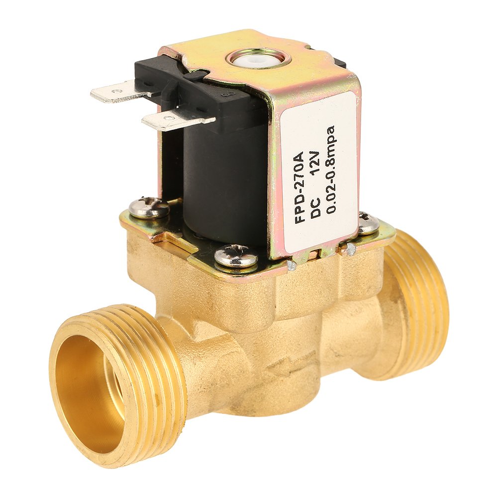 Válvula solenoide G3/4 de 12 V