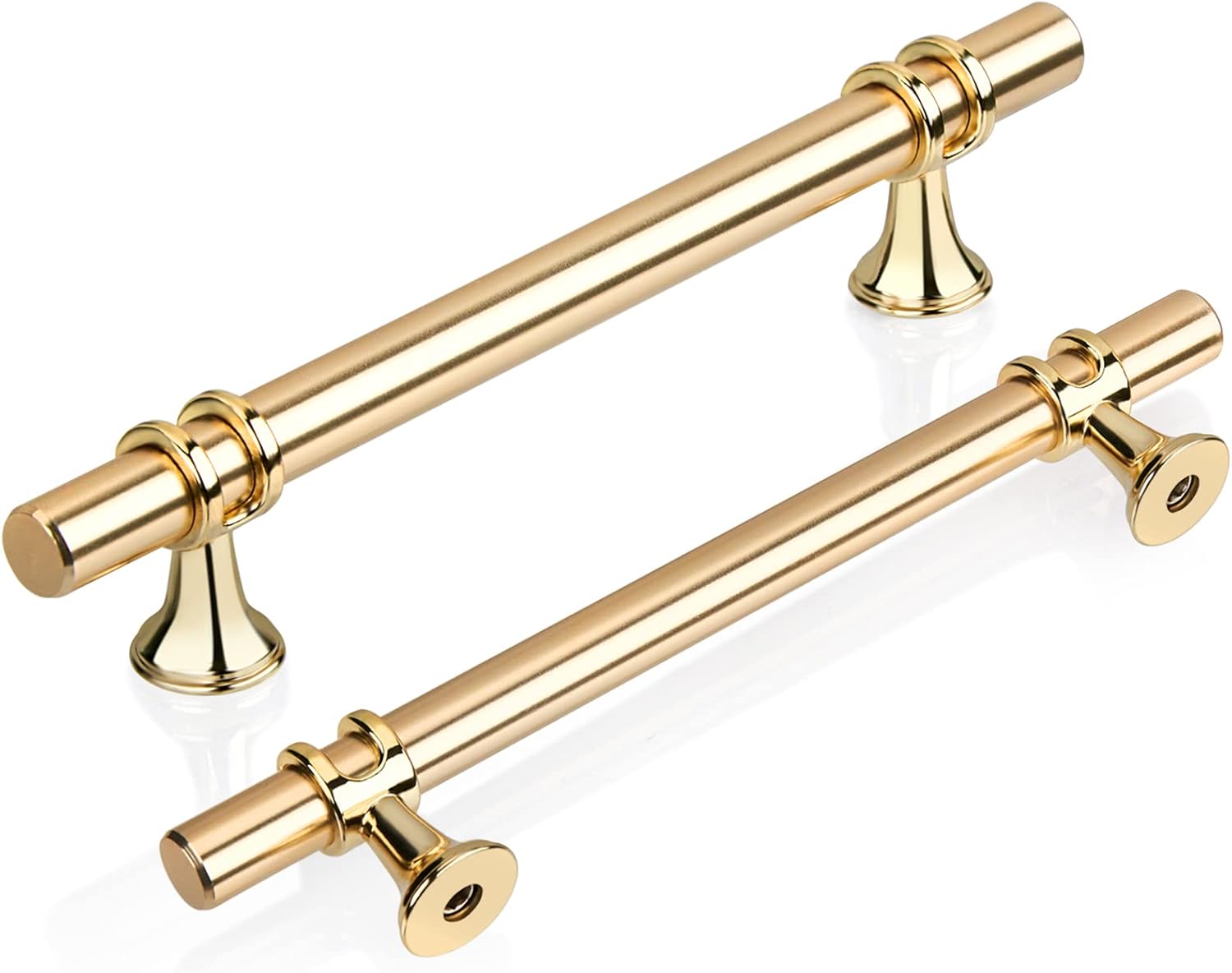 BOUTON DE MEUBLE,Black-160--poignées De Meubles Modernes En Alliage De