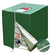 GEDEGOOK Bache pour Cuve 1000 l, Bâche de Protection Solaire pour réservoir d'eau de Pluie IBC, A...