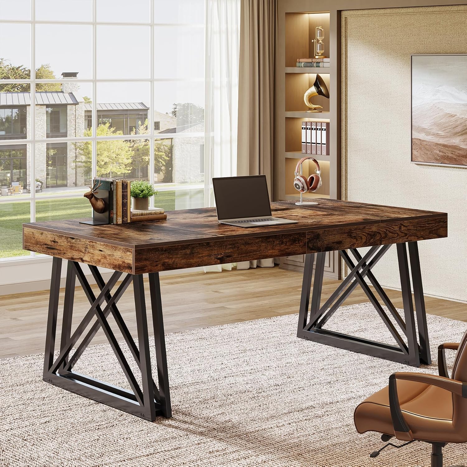 Tribesigns 63 Inch Executive Office Desk